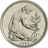 Reverse 50 Pfennig 1995 D