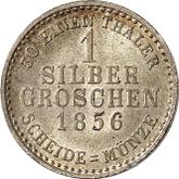 Reverse Silber Groschen 1856