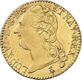 Obverse Louis d'Or 1786 A
