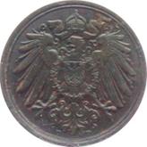 Reverse 1 Pfennig 1898 D