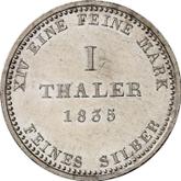 Reverse Thaler 1835 A