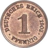 Obverse 1 Pfennig 1902 D