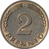 Obverse 2 Pfennig 1961 F