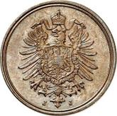 Reverse 1 Pfennig 1889 J