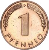 Obverse 1 Pfennig 1948 D Bank deutscher Länder