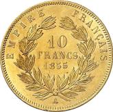 Reverse 10 Francs 1855 A