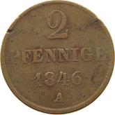 Reverse 2 Pfennig 1846 A