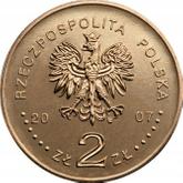 Obverse 2 Zlote 2007 MW RK 750th Anniversary of the granting municipal rights to Krakow