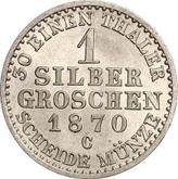 Reverse Silber Groschen 1870 C