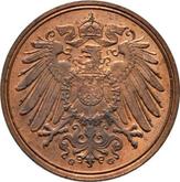 Reverse 1 Pfennig 1908 G
