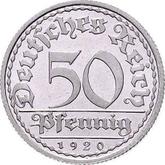 Obverse 50 Pfennig 1920 A