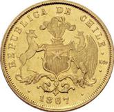 Obverse 5 Pesos 1867 So