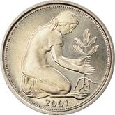 Reverse 50 Pfennig 2001 G
