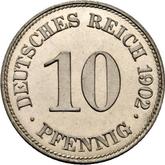 Obverse 10 Pfennig 1902 E