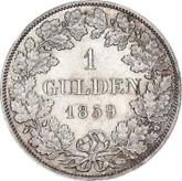 Reverse Gulden 1859