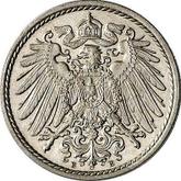 Reverse 5 Pfennig 1901 E
