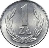 Reverse 1 Zloty 1949