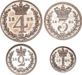 Reverse Coin set 1825 Maundy