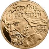 Reverse 200 Zlotych 2013 MW 130th anniversary of Cyprian Norwid`s death