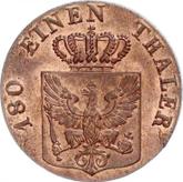Obverse 2 Pfennig 1842 D