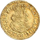 Obverse Ducat 1651 AT Portrait with Crown