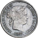 Obverse 10 Centavos 1867