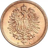 Reverse 1 Pfennig 1888 D