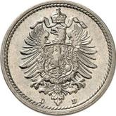 Reverse 5 Pfennig 1889 D