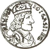 Obverse Ducat 1657 IT SCH Portrait with Crown