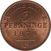 Reverse 3 Pfennig 1870 C