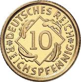 Obverse 10 Reichspfennig 1925 E