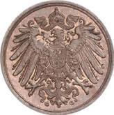 Reverse 1 Pfennig 1898 G