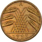 Reverse 10 Rentenpfennig 1923 A
