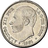 Obverse 50 Céntimos 1881 MSM