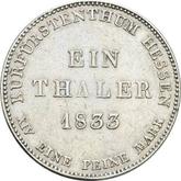Reverse Thaler 1833