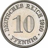 Obverse 10 Pfennig 1910 A