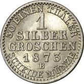 Reverse Silber Groschen 1873 B