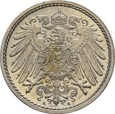 Reverse 5 Pfennig 1910 A