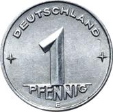 Obverse 1 Pfennig 1953 E