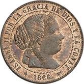 Obverse 1/2 Céntimo de escudo 1866