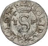 Obverse Schilling (Szelag) 1591 IF Poznań Mint