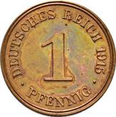 Obverse 1 Pfennig 1915 J