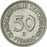 Obverse 50 Pfennig 1986 D