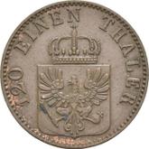 Obverse 3 Pfennig 1864 A