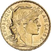 Obverse 20 Francs 1908