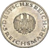 Obverse 5 Reichsmark 1929 G Lessing
