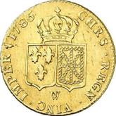 Reverse Double Louis d'Or 1786 W
