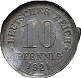 Obverse 10 Pfennig 1917-1922
