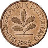 Reverse 1 Pfennig 1995 A
