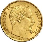 Obverse 5 Francs 1855 A Small diameter